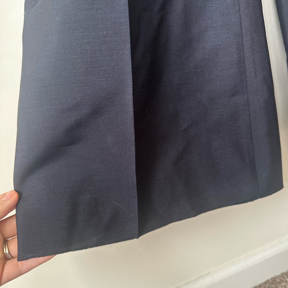 NWT $1300 Prada Women’s Mohair/Wool Pants Navy 36 - Picture 5 of 10